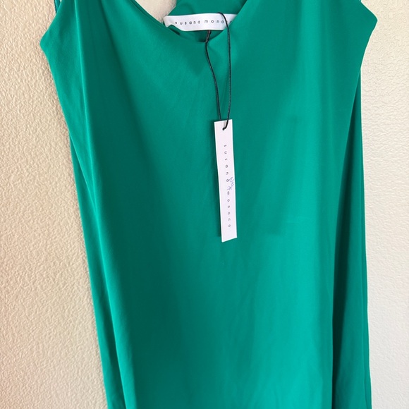 Susana Monaco Racer Back Tank Midi in Nettle - Picture 5 of 7